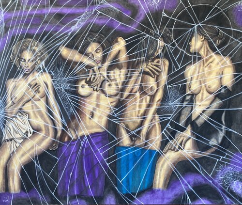 Cracked Soul I di Huseyin Ak, Pittura in vendita su Singulart
