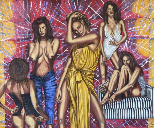 Tease Me van Huseyin Ak, Schilderij te koop op Singulart