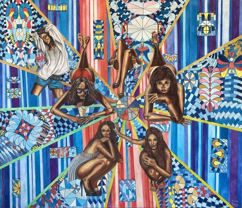 Got My Eyes On You van Huseyin Ak, Schilderij te koop op Singulart