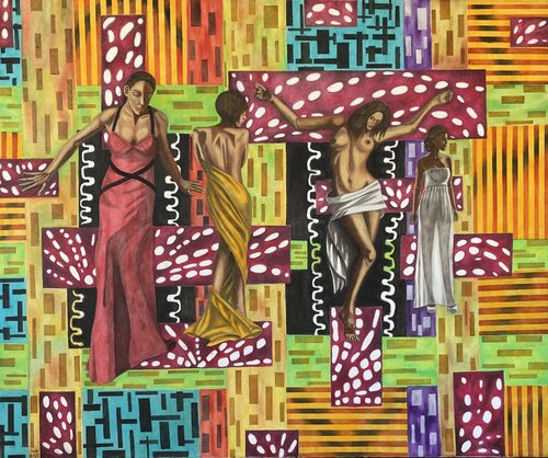 Nude Crucifiction von Huseyin Ak, Malerei kaufen auf Singulart