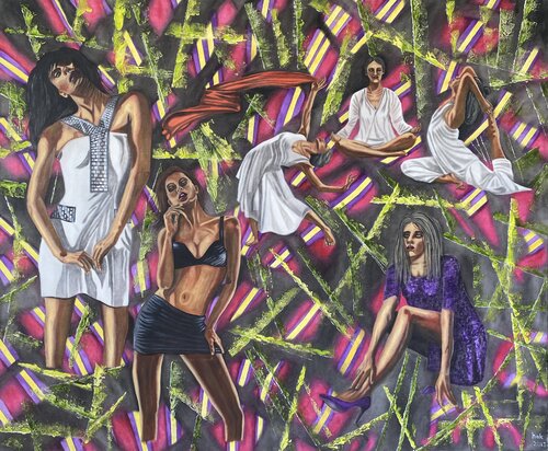 Erotic Meditation di Huseyin Ak, Pittura in vendita su Singulart