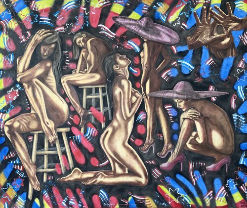 Beloved van Huseyin Ak, Schilderij te koop op Singulart