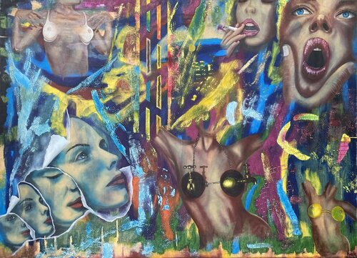 Attraction van Huseyin Ak, Schilderij te koop op Singulart