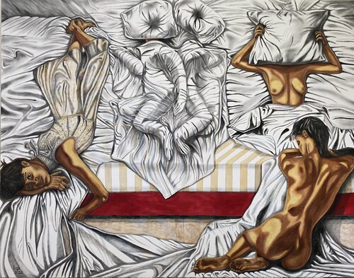 Regret III van Huseyin Ak, Schilderij te koop op Singulart