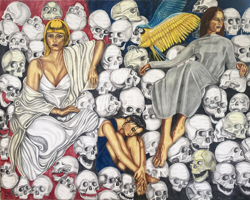 Skull van Huseyin Ak, Schilderij te koop op Singulart