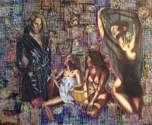 Sexy Black van Huseyin Ak, Schilderij te koop op Singulart