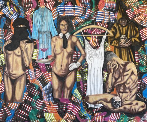 Inferno par Huseyin Ak, Peinture en vente sur Singulart