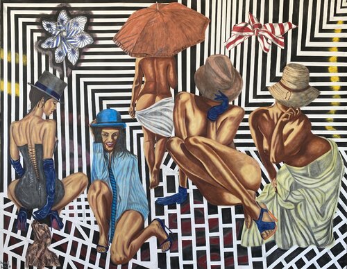 Erotic Confidentiality di Huseyin Ak, Pittura in vendita su Singulart