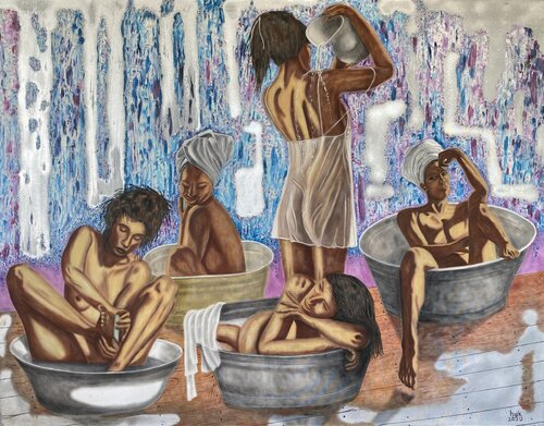 Bath Series II van Huseyin Ak, Schilderij te koop op Singulart