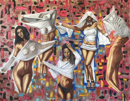 Sexy White by Huseyin Ak, Painting for Sale on Singulart