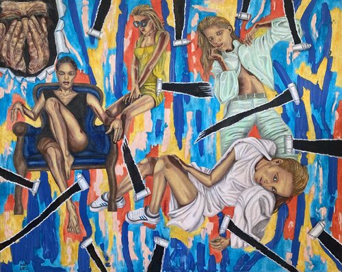 Relax van Huseyin Ak, Schilderij te koop op Singulart