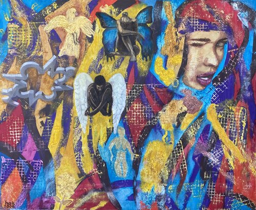 Angel van Huseyin Ak, Schilderij te koop op Singulart