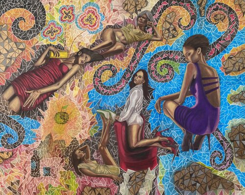 Prism of Love I van Huseyin Ak, Schilderij te koop op Singulart