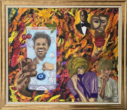 Raki Is The Answer van Huseyin Ak, Schilderij te koop op Singulart