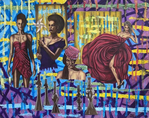 Queen's Gambit de Huseyin Ak, Pintura a la venta en Singulart