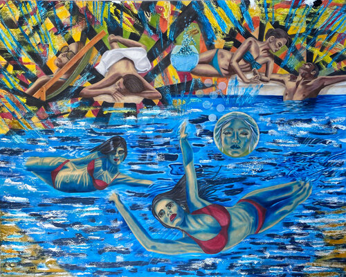 Summertime Sadness van Huseyin Ak, Schilderij te koop op Singulart