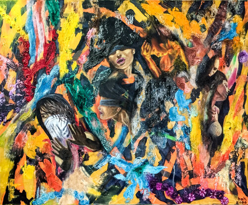 Eyes Wide Shut van Huseyin Ak, Schilderij te koop op Singulart