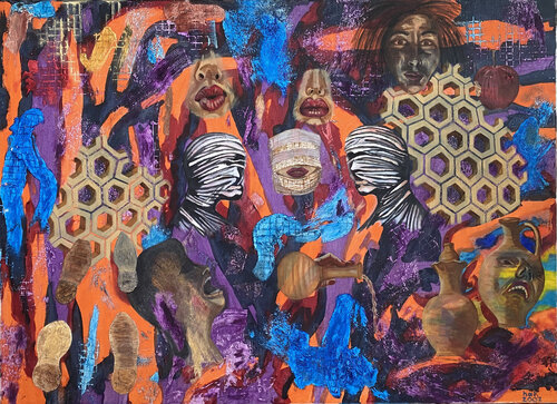 Bondage van Huseyin Ak, Schilderij te koop op Singulart