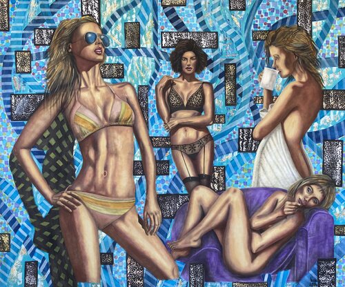 Feeling Sexy van Huseyin Ak, Schilderij te koop op Singulart