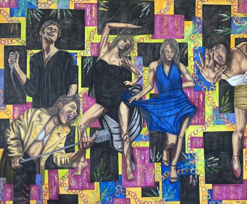 Entertainment von Huseyin Ak, Malerei kaufen auf Singulart