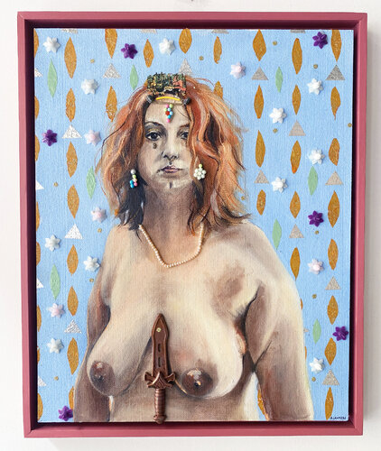 I AM FUTURE, Merde à ces Messieurs di Aurore LANTERI, Pittura in vendita su Singulart
