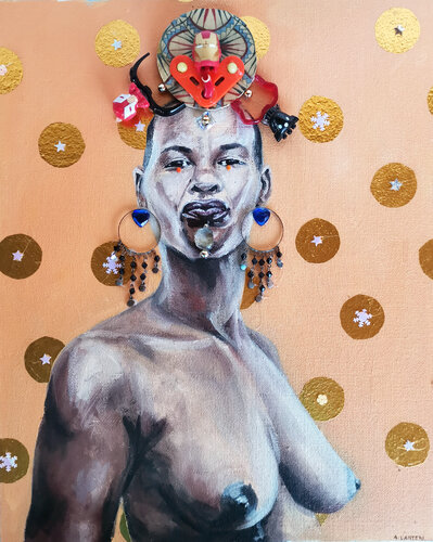 I AM FUTURE, Iron Queen di Aurore LANTERI, Pittura in vendita su Singulart