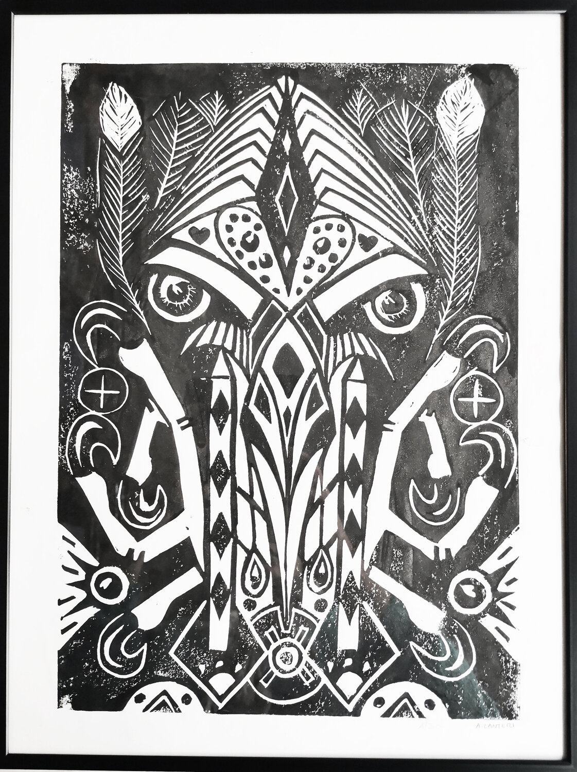 Bird Spirit Aurore LANTERI Work on Paper for sale