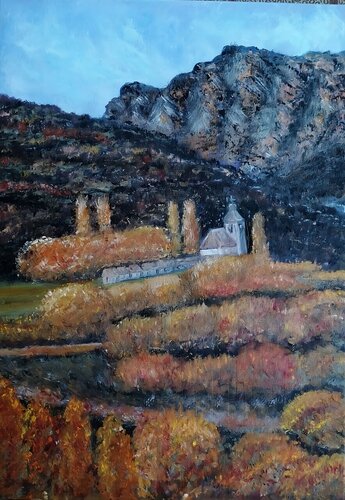 Autunno in montagna von Maria Galan, Malerei kaufen auf Singulart