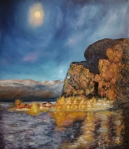 Riflessi del Lago van Maria Galan, Schilderij te koop op Singulart