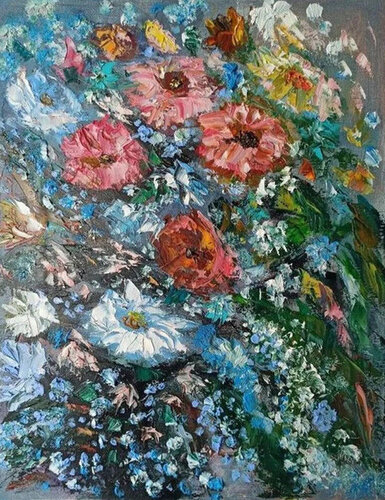 Floral von Maria Galan, Malerei kaufen auf Singulart