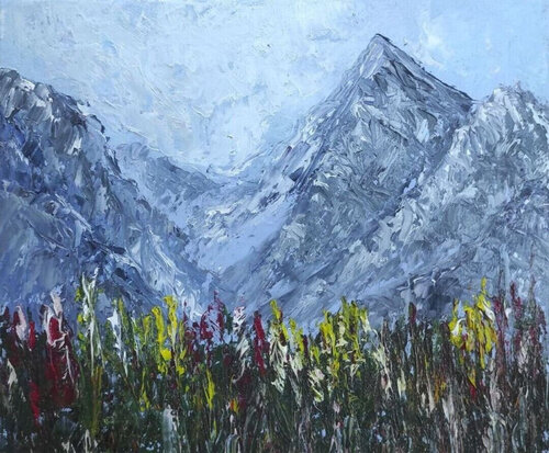 Valle dei fiori olio di Maria Galan, Pittura in vendita su Singulart