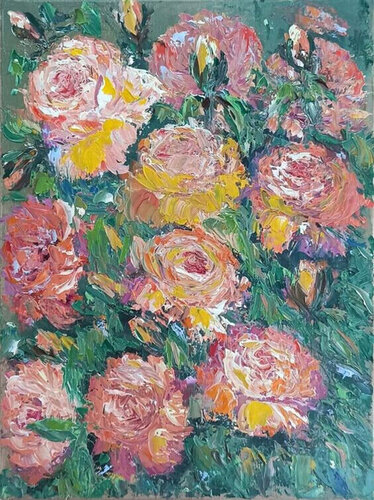 Rose von Maria Galan, Malerei kaufen auf Singulart