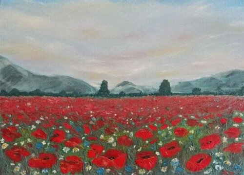 Colour combination di Maria Galan, Pittura in vendita su Singulart