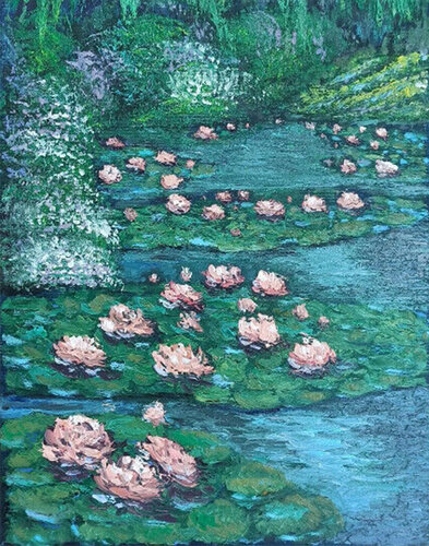 invitation for meditation de Maria Galan, Pintura a la venta en Singulart