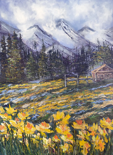 Euforia di primavera de Maria Galan, Pintura a la venta en Singulart