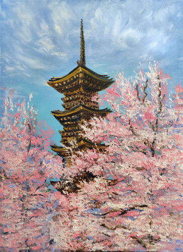 Sakura von Maria Galan, Malerei kaufen auf Singulart