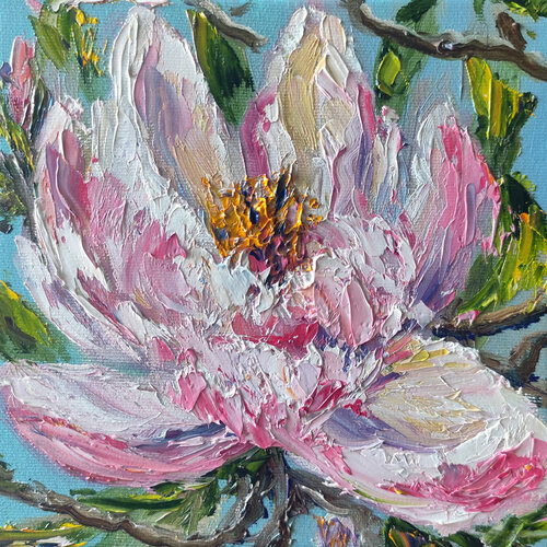 Fiori di magnolia van Maria Galan, Schilderij te koop op Singulart