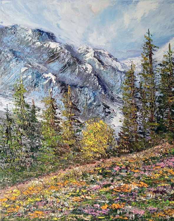 April in the Mountains Maria Galan