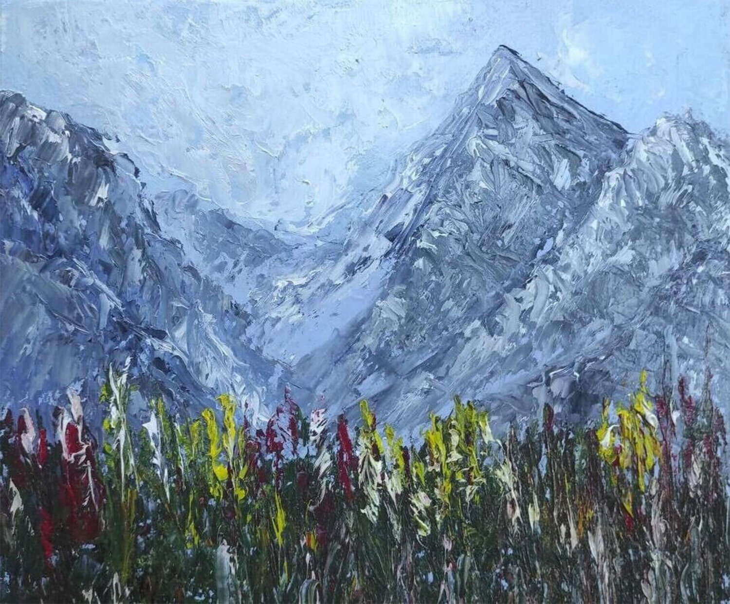 Valle dei fiori olio Maria Galan