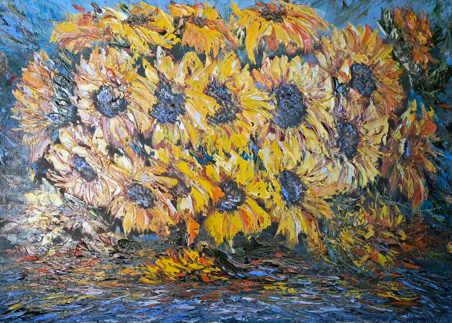 Girasoli, eco del sole Maria Galan