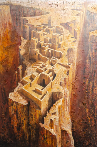 Rovine sul canyon II van Jacopo Berlendis, Schilderij te koop op Singulart