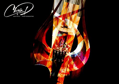 Hypnotic Violin by Christelle Duval, Digital for Sale on Singulart