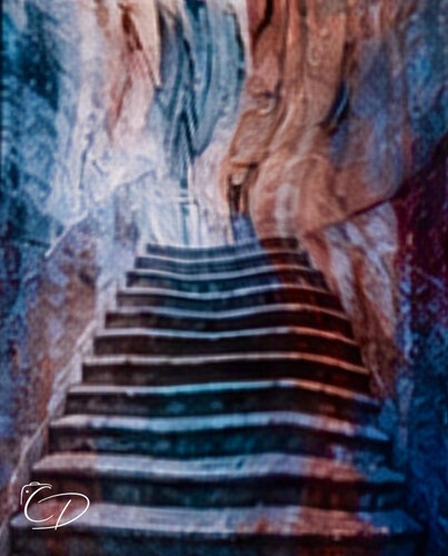 Le Couloir du Temps di Christelle Duval, Digitale in vendita su Singulart