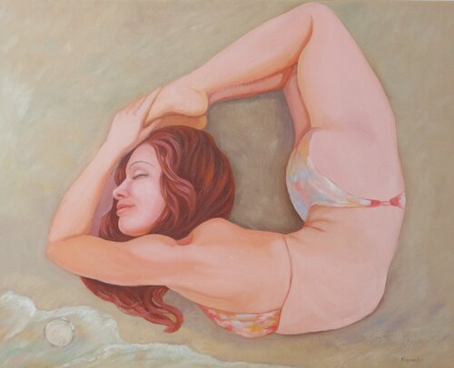 Mermaid di Nata Shemshur, Pittura in vendita su Singulart