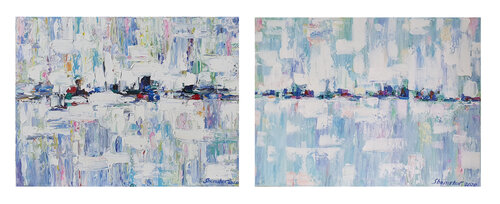 Dance of the Ice Floes. di Nata Shemshur, Pittura in vendita su Singulart