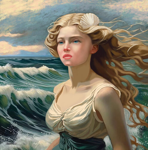 Ocean breeze von Nata Shemshur, Druck kaufen auf Singulart
