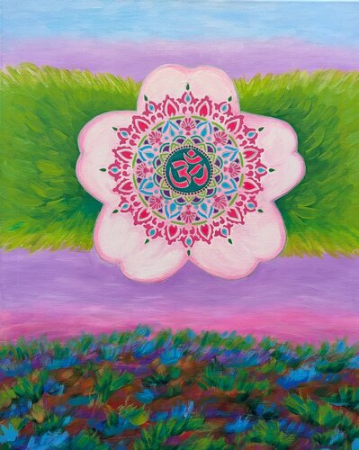 Spring Sakura Mantra. Om Season #2 von Nata Shemshur, Malerei kaufen auf Singulart