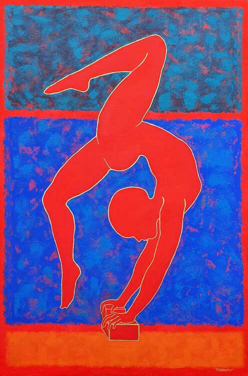 Hot Yoga. #1 Art Collection "Ascent Yoga" Nata Shemshur