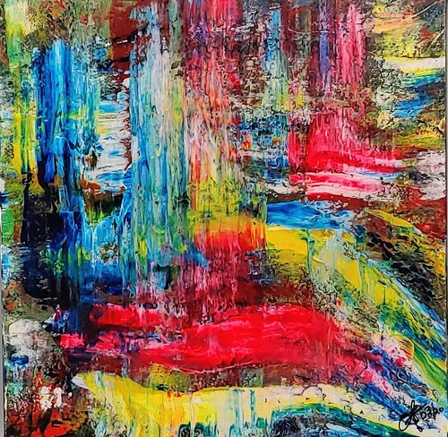 flowing energy di Klaus Angeli, Pittura in vendita su Singulart