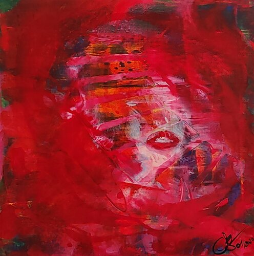 in the red fog von Klaus Angeli, Malerei kaufen auf Singulart